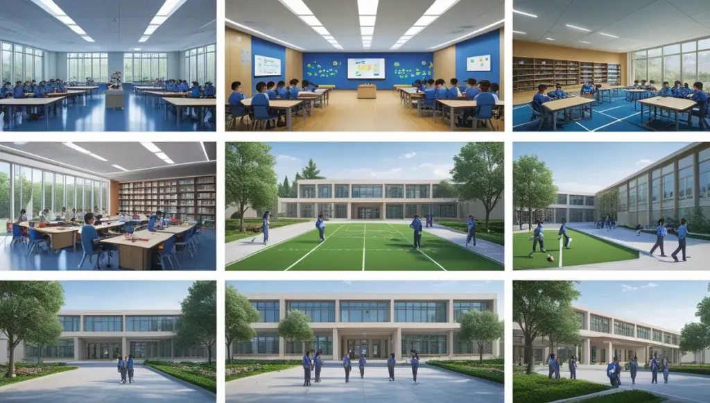 بهترین دبیرستان پسرانه کرج عکس خیالی از مدارس مختلف