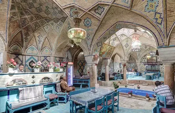 بهترین رستوران های کرمان چایخانه وکیل