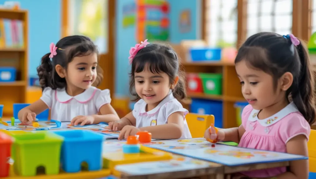 بهترین مهد کودک های شیراز کودکان مشغول بازی