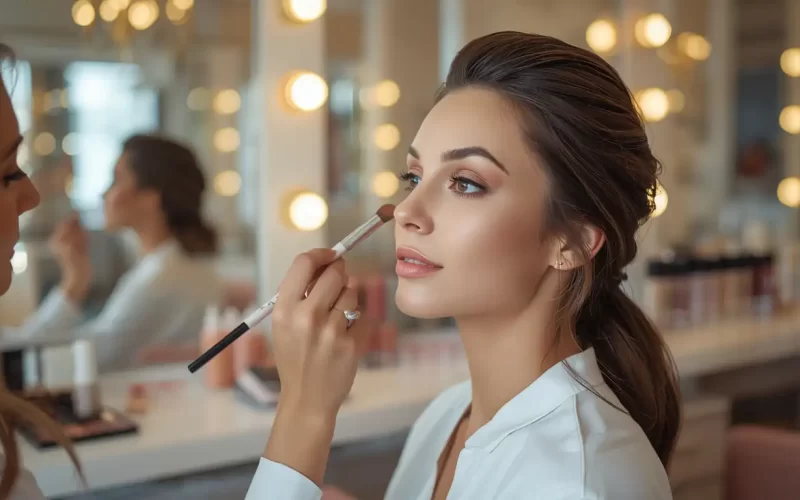 بهترین آرایشگاه زنانه همدان آرایش عروس زیبا